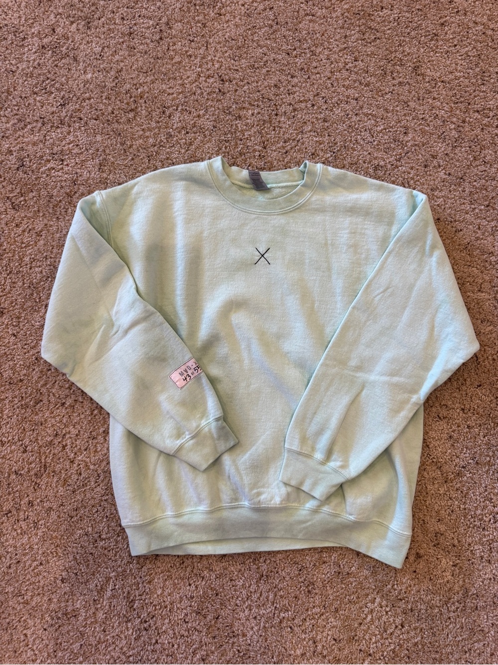 Mint Crewneck Sweatshirt - Minimalist X Detail